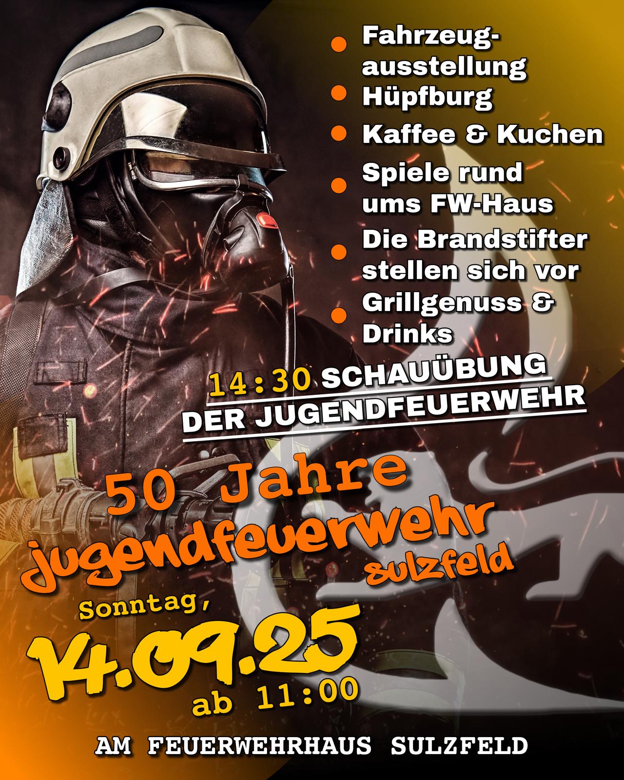 50 Jahre Jugendfeuerwehr Sulzfeld